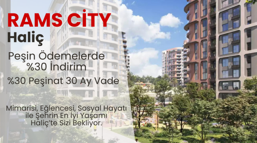 Rams city haliç fiyatları ve projesi
