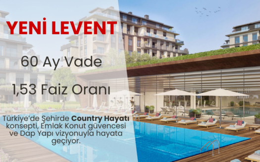 Dap yeni levent modern fiyatları projesi satılık daireler