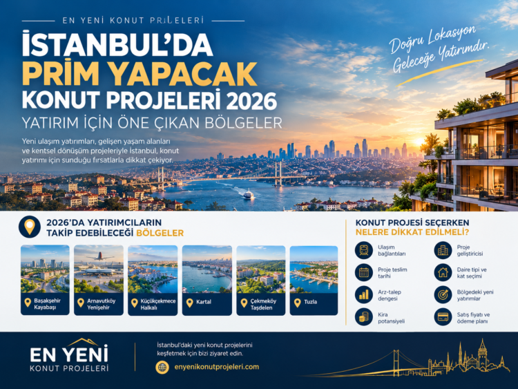İstanbul'da Prim Yapacak Konut Projeleri 2026